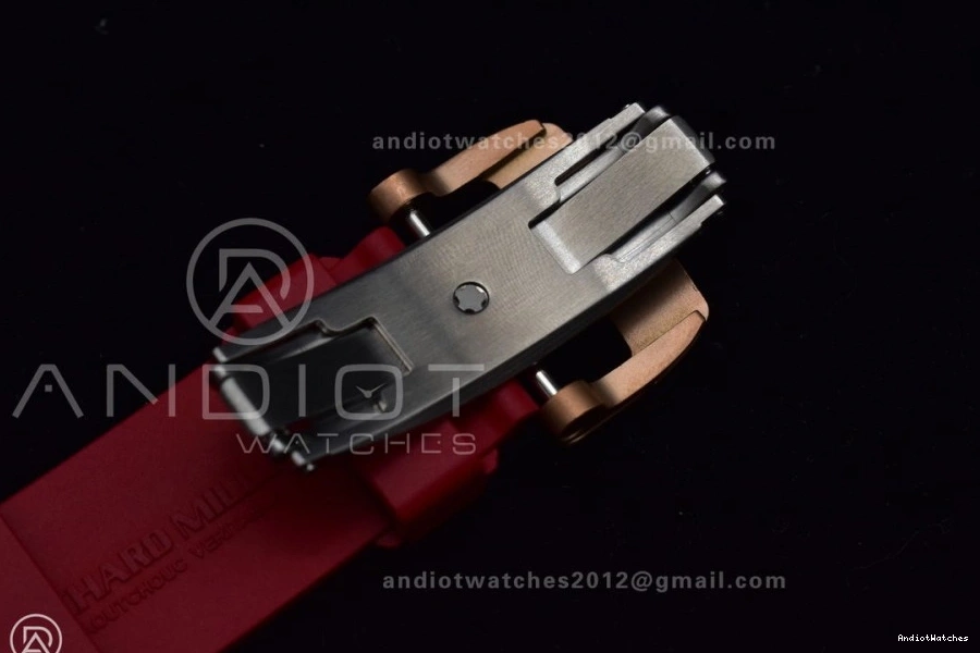 Rubber V Red Edition Lotus ModernLook 1:1 1020 Strap Dial A7750 KVF on Chrono Crystal Best RM011 NTPT 0324